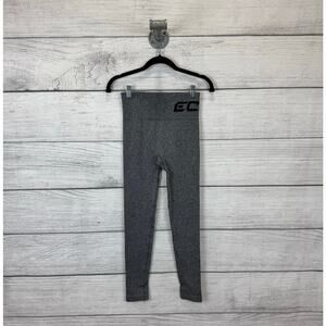 ECHT Women's A-Rise Comfort Gray Ribbed Active Leggings Size Small